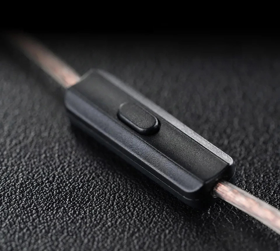 Дротові вакуумні навушники Knowledge Zenith Dawn з HD-мікрофоном та 10-мм динамічним драйвером